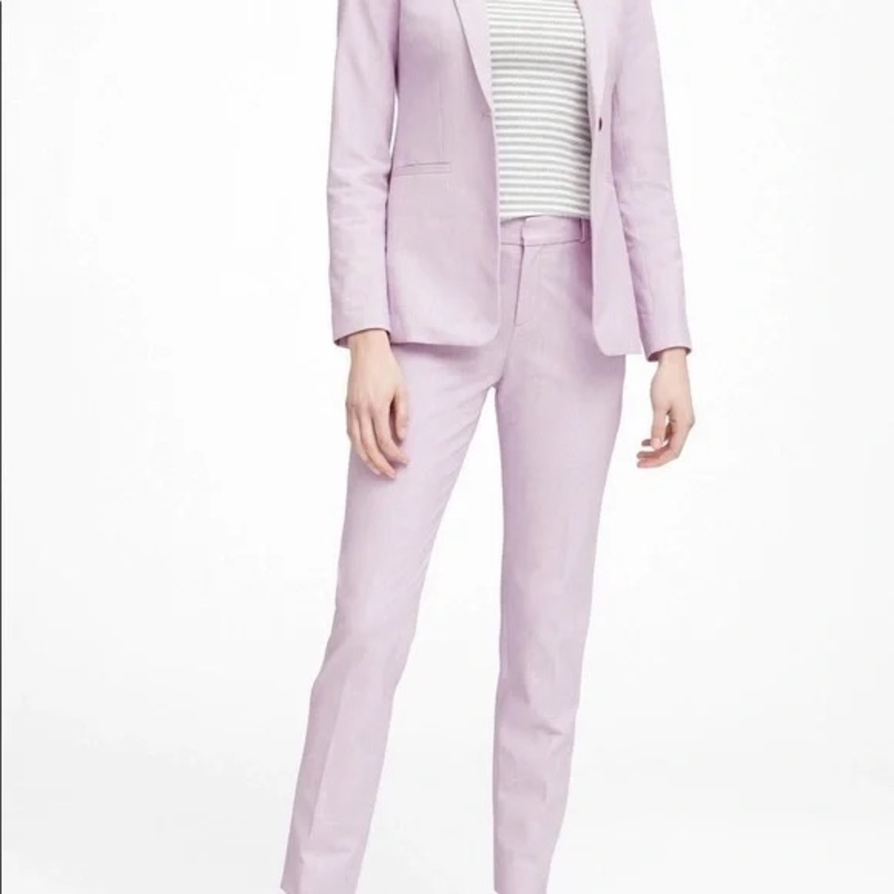 Banana Republic Lavender Long & Lean Suit Jacket - Picture 2 of 4